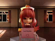 “ホラー顔”に思わずドキドキ!『DDLC』部長「モニカ」の可愛らしいねんどろいどが予約開始 画像
