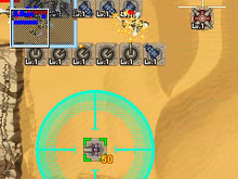 砂漠に砲台を設置し、敵の侵攻を食い止めろ！ iモード『砂漠の狐V3』配信開始 画像