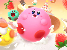 スイッチ『カービィのグルメフェス』配信開始―お菓子の世界で食いしんぼうバトル、いっぱい食べた人が勝ち！ 画像