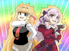 「壱百満天原サロメ」×「ゲーミングお嬢様」夢のコラボ実現！両お嬢様が並び立つ“コラボイラスト”も公開 画像