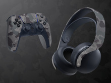PS5コントローラー、カバー、ヘッドセットに新色登場！「グレーカモフラージュ」発売決定 画像
