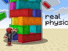 マイクラでジェンガ！？『マインクラフト』の世界に物理演算を導入―ボロボロと崩れ落ちるブロックたち 画像