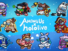 おかゆん、ミオしゃのケモミミスキンがかわいい！「ホロライブ」×『Among Us』コラボが開始ー総勢10名のスキンが登場 画像