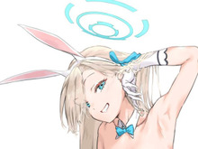 はいむらきよたか氏が『ブルアカ』の「アスナ（バニー）」を描く！自信たっぷりな表情が「可愛いー！」と大評判 画像