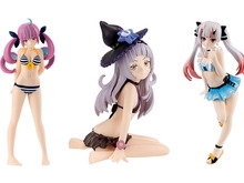 「ホロライブ」湊あくあ、紫咲シオン、百鬼あやめが「ホロライブサマー水着衣装」でフィギュア化！可愛らしいポージングも必見 画像