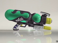 『スプラトゥーン3』新ステージ「クサヤ温泉」、新ブキ「スペースシューター」公開!次回シーズンで追加へ 画像