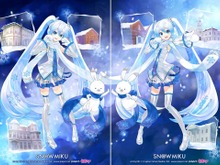 弘前市と函館市が「雪ミク」と連携した観光キャンペーンを実施!両市の各地に、冬をイメージした展示物が登場 画像