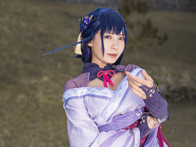 【コスプレ】『原神』雷電将軍が艶やかな佇まい!人気レイヤー・黒子きき【写真7枚】 画像