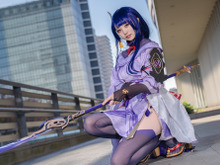 【コスプレ】「ならば、全てがまだ美しいうちに止めましょう…このまま…永遠へと。」注目レイヤー・猫野にゃろの雷電将軍コスに注目！【写真9枚】 画像