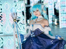 【コスプレ】イルミネーションを背景に舞う雪ミクの美しさに魅せられる！注目レイヤー・まるたまる【写真9枚】 画像