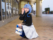 【コスプレ】コラボ衣装の私服風のメガネ甘雨が良い!!人気レイヤー・優華【写真7枚】 画像
