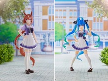 『ウマ娘』制服姿の「イクノディクタス」「ツインターボ」がプライズフィギュア化!3月より順次展開 画像