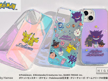 『ポケモン』ピカチュウやゲンガーが描かれたゆめかわいいiPhoneケースが予約開始!本体はクリアケース、機種の色によって異なる表情に 画像
