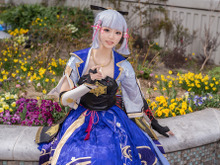 【コスプレ】「麗らかな日和です。どこかへ行きませんか?」『原神』神里綾華が美しく優雅!注目レイヤー・にゃろ【写真7枚】 画像