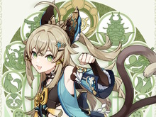 『原神』新キャラ「綺良々」初公開!稲妻で配達員として活躍する、草元素使いの“猫又” 画像