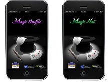 iPhone/iPod touchでマジックが出来るアプリ『Magic Shuffle』『Magic Haｔ』12月18日配信開始 画像