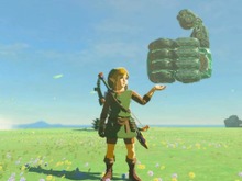『ゼルダの伝説 ティアキン』に『スマブラ』のマスターハンドが参戦!? “サムズアップ”の指にまでこだわった力作 画像