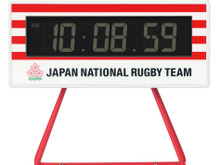 早起きに向けて“トライ”!ラグビー日本代表をイメージした「デジタル目ざまし時計」が、数量限定で発売 画像