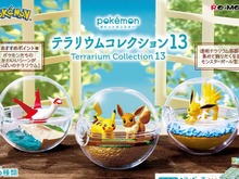 「ピカチュウ&イーブイ」など、人気ポケモンの魅力をテラリウムで表現!全6種類揃えたくなる可愛さ 画像