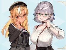 「ホロライブ」人気VTuber「白銀ノエル」「不知火フレア」のコラボ眼鏡が予約受付中!購入特典に特別な描き下ろしイラストを使用したグッズが付属 画像