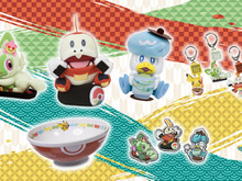 「ポケモンWCS2023」一部グッズが全国のポケセンでも販売決定!食に囲まれたニャオハ、ホゲータ、クワッスぬいぐるみがキュート 画像
