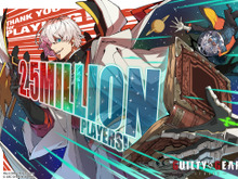 『ギルティギア ストライヴ』シリーズ史上初の“全世界ユーザー数250万人”突破!記念イラストで快挙をお祝い 画像