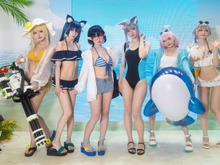 「コミケ102」が開幕!『ブルアカ』『NIKKE』等の企業ブースには、水着の人気コスプレイヤーが勢揃い 画像