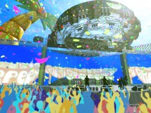 ミュージックプレーヤー機能も搭載!『HUDSON×GReeeeN ライブ!? DeeeeS!?』4月1日DSでライブスタート 画像