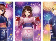「ホロライブ」夏らしい浴衣姿は必見!国内、海外タレント総勢51名がラインナップのカード付きウエハース3弾が発売開始 画像