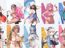 『勝利の女神:NIKKE』夏イベの“水着ニケ”全10人を網羅! 過ぎ去る季節を眩しく振り返ろう─“彼シャツ”モダニアや新コラボも必見 画像