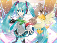 『ポケモン』×「初音ミク」コラボ決定！ミクがトレーナーに扮した18のイラスト、さらに18曲のMVを順次公開へ 画像