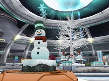 『ファンタシースターユニバース イルミナスの野望』季節限定イベント「雪ロビー」が登場! 画像