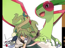 『ポケモン』×「初音ミク」第9弾コラボイラスト公開！フライゴンと組んだ「じめん使いのミク」がお披露目 画像