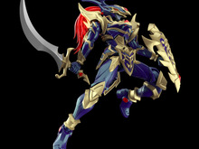 『遊戯王OCG』で活躍する「カオス・ソルジャー」がハイクオリティなプラモデルに！洗練されたパーツ分割や偏光成形は必見 画像
