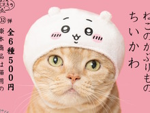 ちいかわとコラボした「ねこのかぶりもの」が反則級の可愛さ!ハチワレ、モモンガら全6種をラインナップ 画像
