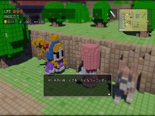 『3Dドットゲームヒーローズ』DLコンテンツに『クラシックダンジョン ~扶翼の魔装陣~』のキャラが登場! 画像