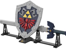 レゴで『ゼルダの伝説』マスターソード&ハイリアの盾を完全再現する海外ユーザー現る―こだわりのディスプレイ台まで用意 画像