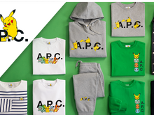 『ポケモン』と仏ファッションブランド「A.P.C.」がコラボ！ピカチュウや初代御三家をデザインしたアパレルが多数ラインナップ 画像