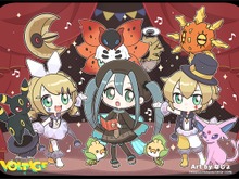 『ポケモン』×「初音ミク」応援イラスト第5弾公開!ブラッキーやエーフィら連れた“いわ使いの鏡音リン&レン”がゲスト出演 画像