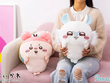 「ちいかわ」古本屋、モモンガが可愛くポーズ！全長約35cmもの「BIGぬいぐるみ」、手のひらサイズの「マスコット」が12月中旬登場 画像