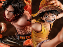 「ワンピース」夢の兄弟揃い踏み!「ルフィ&エース」“マリンフォード頂上戦争”フィギュアが予約受付開始 画像
