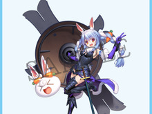 兎田ぺこらさんが「マシュの鎧」を着用!武内崇氏による『FGO』コラボフィギュアの“描き下ろしイラスト”初公開 画像
