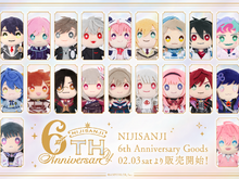 「にじさんじ」6周年を記念する“にじぬい”が発売!新たに「壱百満天原サロメ」「町田ちま」ら13名を追加 画像