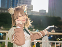 【コスプレ】美脚が際立つミニスカ＆ニーハイコーデが可愛い。にじさんじ・文野環レイヤーに思わずねこかんをあげたくなる【写真9枚】 画像