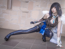 【コスプレ】『原神』夜蘭の美貌が光ってる!スラリとした体躯と衣装の着こなしがお見事【7枚】 画像