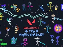 『VALORANT』がリリース4周年！全エージェント“棒人間”バージョンも公開…『Project A』として発表されたタクティカルシューターの足跡を辿る 画像