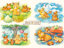 『ポケモン』パモ推し必見!“群れ”にフォーカスした「PAMO NO MURE」のポケセンオンライン取扱いは、8月1日午前10時から 画像