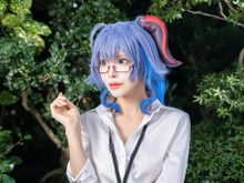 【コスプレ】仕事できる感が半端ない！『原神』甘雨の麗しいOL姿を披露した美女レイヤー・雛月あや【写真9枚】 画像