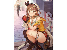 しゃがんで林檎を食べるライザが可愛い!『ライザのアトリエ』5周年記念くじ販売は、7月28日まで 画像