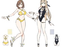 新登場の「水着ライザ」たちが“デザイン案”からもう可愛い!イラストレーター・NOCO氏より貴重なイラストがお披露目 画像